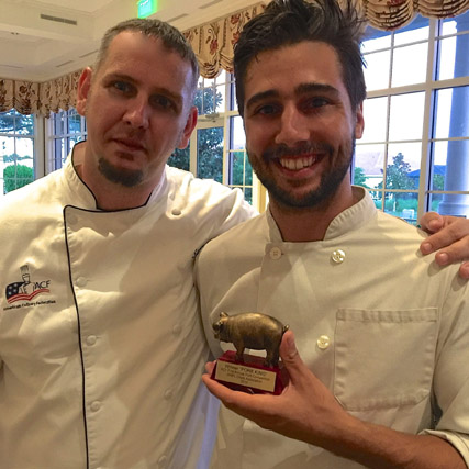 Chef Luis Pereira is the new Pork King!